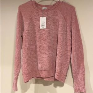 NWT Pink Cable Knit Sweater